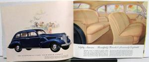 1938 Oldsmobile 6 & 8 Full Line Sales Brochure With Specs Original Color