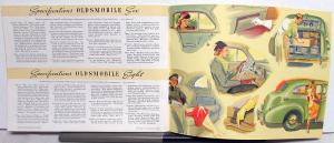 1938 Oldsmobile 6 & 8 Full Line Sales Brochure With Specs Original Color