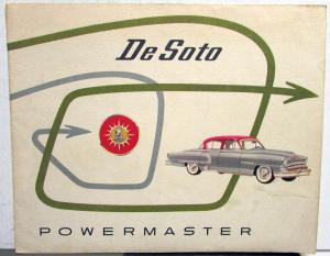 1953 Desoto Powermaster Canadian Dealer Sales Brochure Original Rare