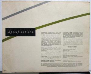 1953 Desoto Powermaster Canadian Dealer Sales Brochure Original Rare