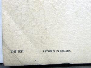 1953 Desoto Powermaster Canadian Dealer Sales Brochure Original Rare