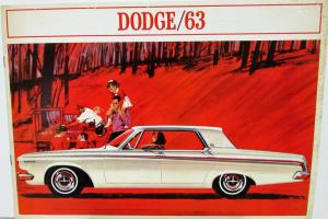 1963 Dodge Canadian Dealer Sales Brochure 220 330 440 Models