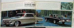1963 Dodge Canadian Dealer Sales Brochure 220 330 440 Models