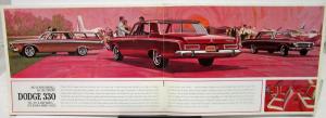 1963 Dodge Canadian Dealer Sales Brochure 220 330 440 Models