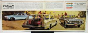 1963 Dodge Canadian Dealer Sales Brochure 220 330 440 Models