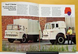 1973 Ford Tilt Cab Trucks C Series 600 Thru 8000 Sales Brochure Original