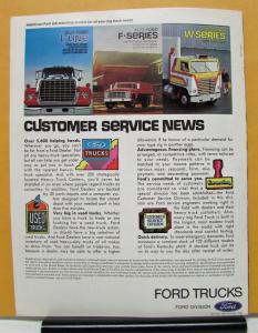 1973 Ford Tilt Cab Trucks C Series 600 Thru 8000 Sales Brochure Original