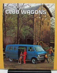 1973 Ford Club Custom Chateau Wagon Truck Sales Brochure Original