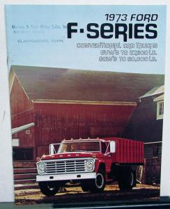 1973 Ford Conventional Cab Trucks F Series 500 Thru 7000 Sales Brochure Original