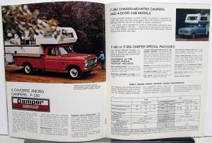 1973 Ford Truck Pickup Model F 100 250 350 Sales Brochure