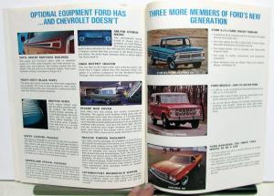 1973 Ford Truck Pickup Model F 100 250 350 Sales Brochure