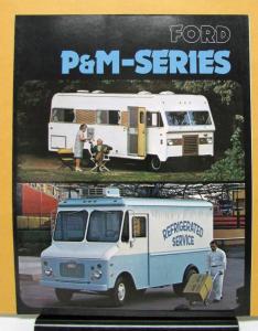 1974 Ford Panel & RV P & M Series 350 400 500 Sales Folder Specs Truck Original