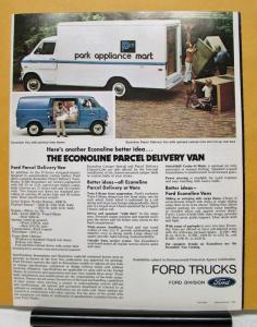 1974 Ford Panel & RV P & M Series 350 400 500 Sales Folder Specs Truck Original