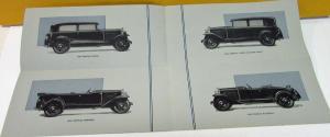 1930 Pontiac Foreign Dealer Sales Brochure Mailer N.V. A.M.I.C.O. Amsterdam Rare