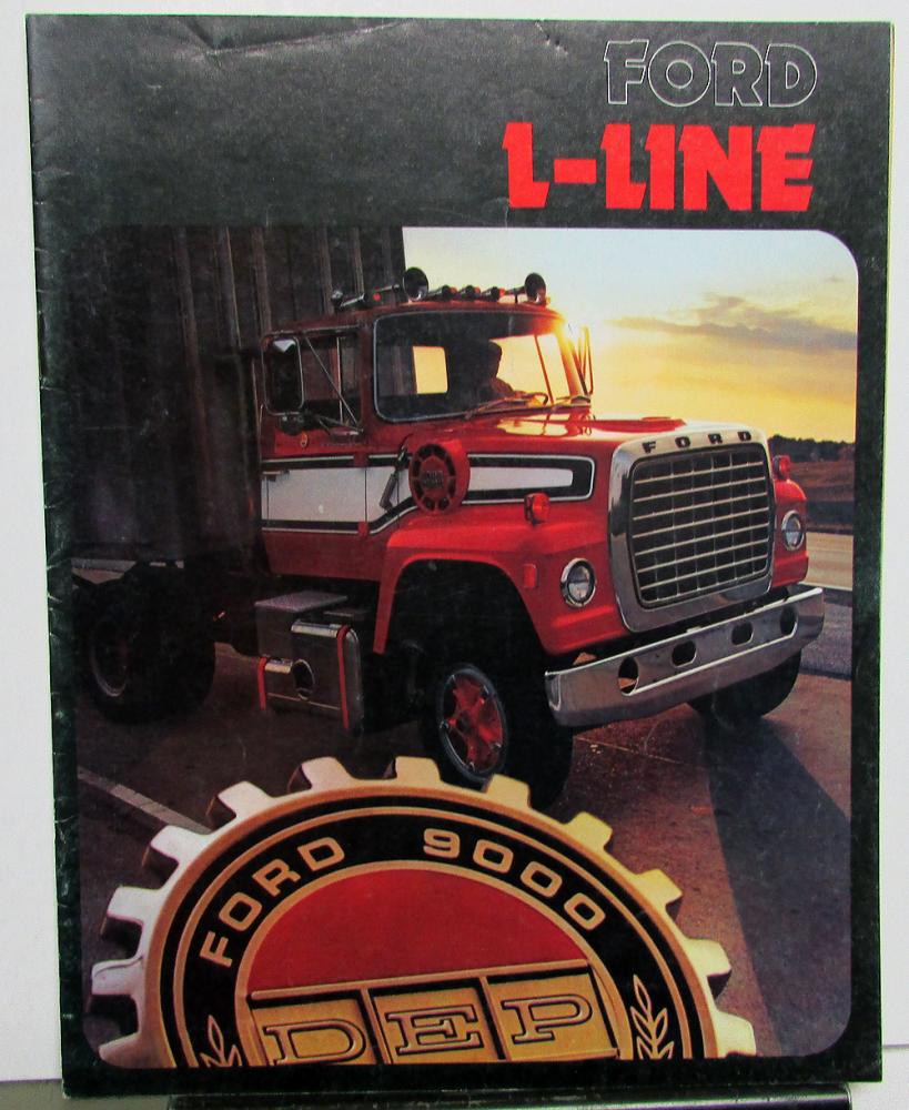 1974 Ford L Line Truck L LN LNT LTS 600 700 750 800 900 8000 9000 Sales Brochure