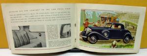 1933 Pontiac Dealer Color Sales Brochure Straight 8 Sedan Coupe Roadster Rare