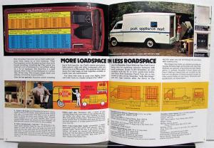 1974 Ford Econoline E 100 200 300 Van Truck Model Brochure & Specs Original