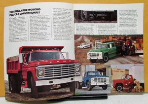 1975 Ford F Series 500 600 700 750 880 7000 Trucks Brochure Specifications Orig