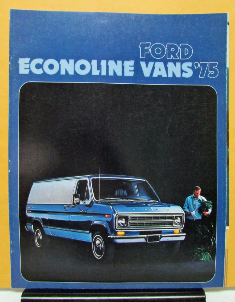 1975 Ford Econoline Van E 100 150 250 350 Truck Sales Brochure Specs Original