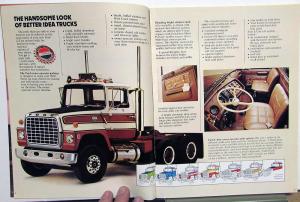 1975 Ford L Line Truck Series L LN LNT LTS 600 thru 9000 Sales Brochure Original