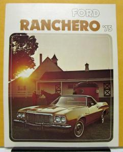 1975 Ford Ranchero Pickup Truck Canadian Sales Folder & Specs Original