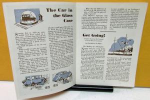 1935 Pontiac Dealer Mailer Union Motor Sales Magazine Customer Info Original