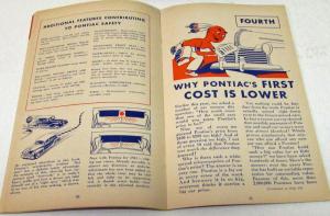1941 Pontiac Dealer Sales Brochure Booklet Info & Comparison New Car Buying