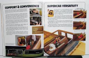 1975 Ford Pickup Truck F 100 150 250 350 Sales Brochure Specifications Revised