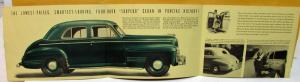 1941 Pontiac Dealer Sales Mailer Folder Torpedo Sedan New Lower Price Original
