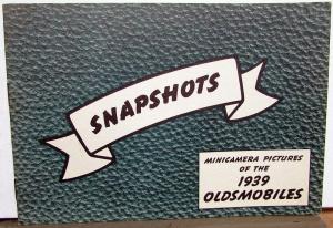 1939 Oldsmobile 60 70 80 Snapshots Sales Brochure Original