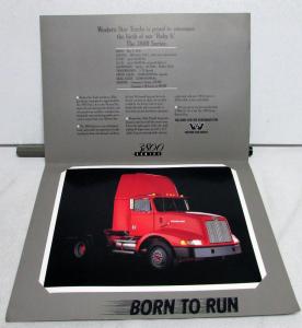1988 Western Star Truck 3800 Series Sales Brochure With Photo Insert