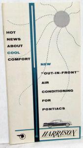 1956 Pontiac Dealer Sales Brochure Harrison Air Conditioning Factory Option