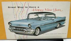 1957 Pontiac Dealer Service Mailer Winter Moody Motors Winchester Mass