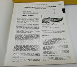 1958 Pontiac Dealer Shop Service Manual Air Conditioning Maintenance Repair A/C