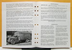 1938 White Truck Model 750 750T Spot Light Sales Brochure Magazine
