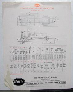 1949 White Truck Model WC 26 Sales Brochure & Specifications