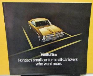 1972 Pontiac Dealer Sales Brochure Folder Ventura II Sprint