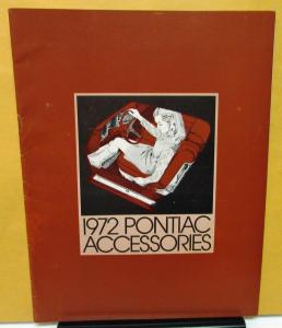 1972 Pontiac Sales Brochure Grand Prix Catalina LeMans GTO Firebird Trans Am 72