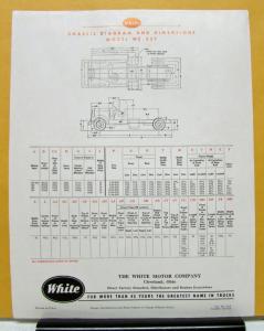 1949 White Truck Model WC 22T Sales Brochure & Specifications