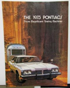 1973 Pontiac Dealer Sales Brochure Trailer Towing Options Accessories