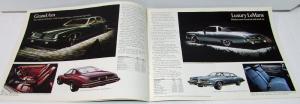 1974 Pontiac Dealer Sales Brochure Full Line Grand Prix GTO Firebird LeMans T/A