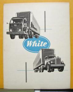 1954 White Truck Streamline Your Fleet Sales Form Folder