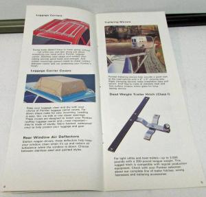 1976 Pontiac Dealer Sales Brochure Accessories Catalog Options Full Line