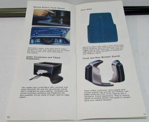 1976 Pontiac Dealer Sales Brochure Accessories Catalog Options Full Line