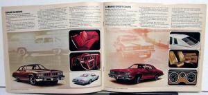 1976 Pontiac Dealer Sales Brochure Full Line Firebird Grand Prix LeMans Catalina