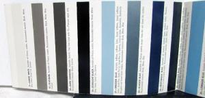 1978 Pontiac Dealer Sales Brochure Factory Color Selections Paint Chips