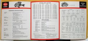 1959 White Truck Model 4200 Gasoline Powered Sales Brochure & Specifications