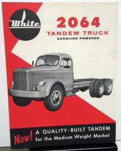 1959 White Truck Model 2064 Tandem Gasoline Sales Brochure & Specifications