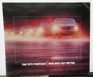 1979 Pontiac Dealer Sales Brochure Full Line Firebird T/A Grand Prix LeMans