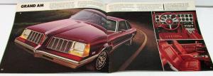 1979 Pontiac Dealer Sales Brochure Full Line Firebird T/A Grand Prix LeMans